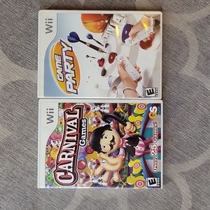 Set of 2 Nintendo Wii variety games